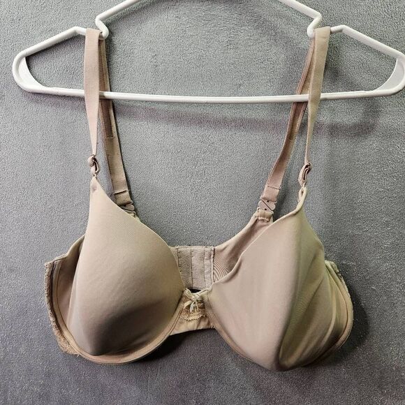 Maidenform Bra Womens Sz 38DD Beige Padded Adjustible Convertible Underwire - Picture 1 of 7